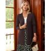 imageGRACE KARIN Fall Long Cardigans for Women 2025 Open Front Long Sleeve Sweaters Early Fall Fashion OutfitsChocolate Brown
