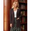 imageGRACE KARIN Fall Long Cardigans for Women 2025 Open Front Long Sleeve Sweaters Early Fall Fashion OutfitsChocolate Brown