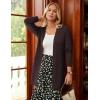 imageGRACE KARIN Fall Long Cardigans for Women 2025 Open Front Long Sleeve Sweaters Early Fall Fashion OutfitsChocolate Brown