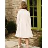 imageGRACE KARIN Girls Dress Coat Kids Wool Lapel Long Button Jackets Fall Winter Outerwear Peacoat with Pockets 512YWhite