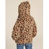 imageGRACE KARIN Girls Fleece Jacket Zip Up Sherpa Coat Kids Fall Hoodie Fuzzy Sweatshirt Size 514Leopard