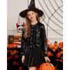 imageGRACE KARIN Girls Sequin Jackets Sparkle Dress Coats Button Cropped Cardigan for Kids 514Black