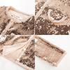 imageGRACE KARIN Girls Sequin Jackets Sparkle Dress Coats Button Cropped Cardigan for Kids 514Champagne
