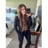 imageGRACE KARIN Long Open Front Fleece Cardigan Sweater Fall Chunky Knit Casual Coat Soft Winter Outerwear with PocketsBlack