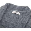 imageGRACE KARIN Long Open Front Fleece Cardigan Sweater Fall Chunky Knit Casual Coat Soft Winter Outerwear with PocketsGray