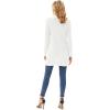 imageGRACE KARIN Long Open Front Fleece Cardigan Sweater Fall Chunky Knit Casual Coat Soft Winter Outerwear with PocketsWhite