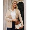 imageGRACE KARIN Sweater Blazers for Women Business Casual Long Sleeve Open Front Lapel Suit Jackets Work Blazer with PocketsApricot
