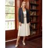 imageGRACE KARIN Sweater Blazers for Women Business Casual Long Sleeve Open Front Lapel Suit Jackets Work Blazer with PocketsDark Gray