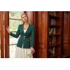 imageGRACE KARIN Sweater Blazers for Women Business Casual Long Sleeve Open Front Lapel Suit Jackets Work Blazer with PocketsGreen