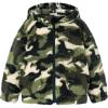 imageGRACE KARIN Girls Fleece Jacket Zip Up Sherpa Coat Kids Fall Hoodie Fuzzy Sweatshirt Size 514Army Green Camouflage