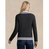 imageGRACE KARIN Cardigan Sweaters for Women Lightweight Long Sleeve Button up Sweater 2025 Color Block Jacket with PocketsBlack