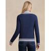 imageGRACE KARIN Cardigan Sweaters for Women Lightweight Long Sleeve Button up Sweater 2025 Color Block Jacket with PocketsNavy Blue
