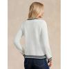 imageGRACE KARIN Cardigan Sweaters for Women Lightweight Long Sleeve Button up Sweater 2025 Color Block Jacket with PocketsWhite