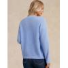 imageGRACE KARIN Flower Sweater Cardigan for Women Button Down Long Sleeve Cardigans Embroidered Open Front JacketBlue