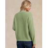 imageGRACE KARIN Flower Sweater Cardigan for Women Button Down Long Sleeve Cardigans Embroidered Open Front JacketGreen