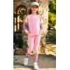 imageGRACE KARIN Girls Clothes Sweatshirt for Teen Girls Fashion Outfits Sweapants Leggings Tracksuit Clothing Set Size 514Pink