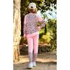 imageGRACE KARIN Girls Clothes Sweatshirt for Teen Girls Fashion Outfits Sweapants Leggings Tracksuit Clothing Set Size 514Pink