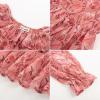imageGRACE KARIN Girls Fall Dress Floral Long Sleeve Ruffle Square Neck Elastic Waist Tiered Layer Casual Dresses Size 512YGray Pink