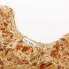 imageGRACE KARIN Girls Fall Dress Floral Long Sleeve Ruffle Square Neck Elastic Waist Tiered Layer Casual Dresses Size 512YRed Apricot