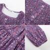 imageGRACE KARIN Girls Fall Long Sleeve Floral Square Neck Smock Tiered Casual Holiday Teen Dress Size 514Purple Floral