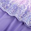 imageGRACE KARIN Girls Halter Neck Sequin Dress 614Y Kids Fancy Formal Party Christmas Sparkly Pageant Birthday DressesColorful Purple