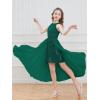 imageGRACE KARIN Girls Halter Neck Sequin Dress 614Y Kids Fancy Formal Party Christmas Sparkly Pageant Birthday DressesDark Green