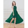 imageGRACE KARIN Girls Halter Neck Sequin Dress 614Y Kids Fancy Formal Party Christmas Sparkly Pageant Birthday DressesDark Green