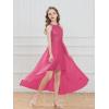 imageGRACE KARIN Girls Halter Neck Sequin Dress 614Y Kids Fancy Formal Party Christmas Sparkly Pageant Birthday DressesHot Pink