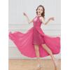imageGRACE KARIN Girls Halter Neck Sequin Dress 614Y Kids Fancy Formal Party Christmas Sparkly Pageant Birthday DressesHot Pink