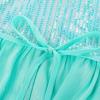 imageGRACE KARIN Girls Halter Neck Sequin Dress 614Y Kids Fancy Formal Party Christmas Sparkly Pageant Birthday DressesLight Blue