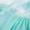 imageGRACE KARIN Girls Halter Neck Sequin Dress 614Y Kids Fancy Formal Party Christmas Sparkly Pageant Birthday DressesLight Blue