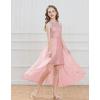 imageGRACE KARIN Girls Halter Neck Sequin Dress 614Y Kids Fancy Formal Party Christmas Sparkly Pageant Birthday DressesPink