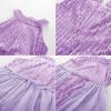 imageGRACE KARIN Girls Halter Neck Sequin Dress 614Y Kids Fancy Formal Party Christmas Sparkly Pageant Birthday DressesPurple