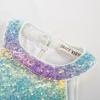 imageGRACE KARIN Girls Halter Neck Sequin Dress 614Y Kids Fancy Formal Party Christmas Sparkly Pageant Birthday DressesRainbow Color