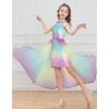 imageGRACE KARIN Girls Halter Neck Sequin Dress 614Y Kids Fancy Formal Party Christmas Sparkly Pageant Birthday DressesRainbow Color