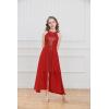 imageGRACE KARIN Girls Halter Neck Sequin Dress 614Y Kids Fancy Formal Party Christmas Sparkly Pageant Birthday DressesRed