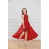 imageGRACE KARIN Girls Halter Neck Sequin Dress 614Y Kids Fancy Formal Party Christmas Sparkly Pageant Birthday DressesRed