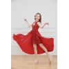 imageGRACE KARIN Girls Halter Neck Sequin Dress 614Y Kids Fancy Formal Party Christmas Sparkly Pageant Birthday DressesRed