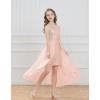 imageGRACE KARIN Girls Halter Neck Sequin Dress 614Y Kids Fancy Formal Party Christmas Sparkly Pageant Birthday DressesRose Gold