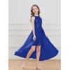 imageGRACE KARIN Girls Halter Neck Sequin Dress 614Y Kids Fancy Formal Party Christmas Sparkly Pageant Birthday DressesRoyal Blue