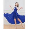 imageGRACE KARIN Girls Halter Neck Sequin Dress 614Y Kids Fancy Formal Party Christmas Sparkly Pageant Birthday DressesRoyal Blue