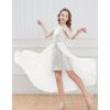 imageGRACE KARIN Girls Halter Neck Sequin Dress 614Y Kids Fancy Formal Party Christmas Sparkly Pageant Birthday DressesSilver