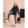 imageGRACE KARIN Girls Hoodie  Leggings Set Teen Long Sleeve Fashion Sweatshirts Sweatpant Fall Outfit Winter Clothing 614Black