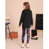 imageGRACE KARIN Girls Hoodie  Leggings Set Teen Long Sleeve Fashion Sweatshirts Sweatpant Fall Outfit Winter Clothing 614Black
