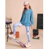 imageGRACE KARIN Girls Hoodie  Leggings Set Teen Long Sleeve Fashion Sweatshirts Sweatpant Fall Outfit Winter Clothing 614Dusty Blue