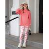 imageGRACE KARIN Girls Hoodie  Leggings Set Teen Long Sleeve Fashion Sweatshirts Sweatpant Fall Outfit Winter Clothing 614Dusty Pink