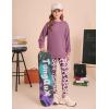 imageGRACE KARIN Girls Hoodie  Leggings Set Teen Long Sleeve Fashion Sweatshirts Sweatpant Fall Outfit Winter Clothing 614Purple