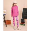 imageGRACE KARIN Girls Hoodie  Leggings Set Teen Long Sleeve Fashion Sweatshirts Sweatpant Fall Outfit Winter Clothing 614Rose Pink
