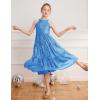 imageGRACE KARIN Girls Sequin Dress Formal Party Elegant Fancy Girls Maxi Long Dress for 514YDeep Blue