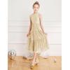 imageGRACE KARIN Girls Sequin Dress Formal Party Elegant Fancy Girls Maxi Long Dress for 514YLight Gold